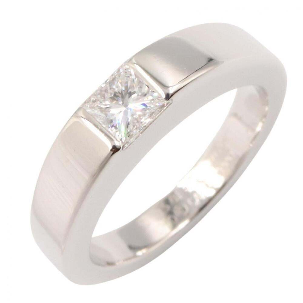 CARTIER 18k Silver Diamond Ring